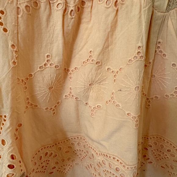 Universal Threads Goods Co Orange Eyelet Puff Sleeve Dress NWT Size XXL - Picture 3 of 5